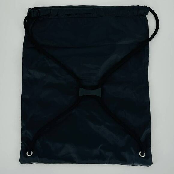 T-Mobile Black Lightweight Drawstring Backpack Zipper Compartment Pink Logo -New - Picture 7 of 8